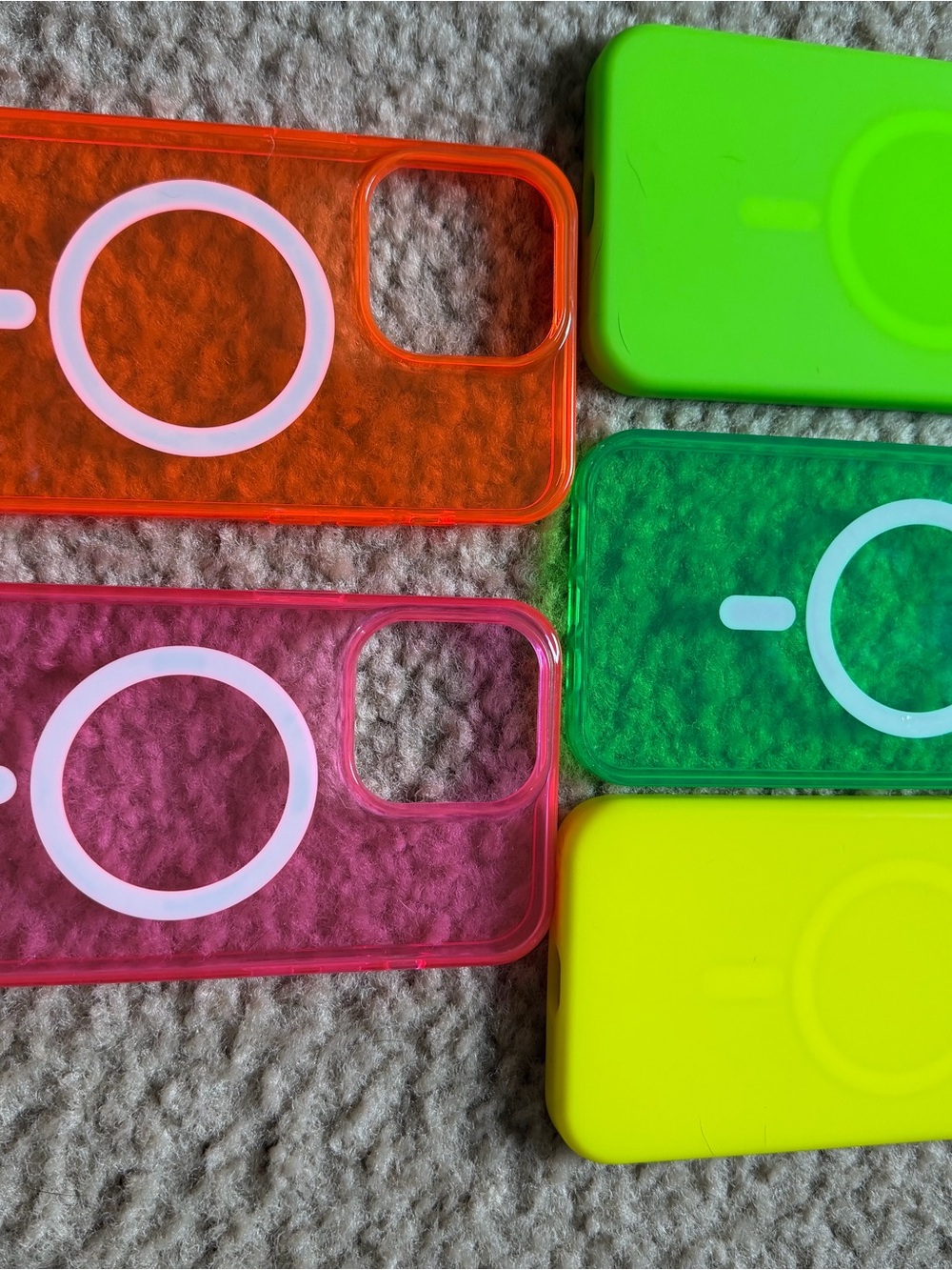 Felony case Neon MagSafe-Compatible Phone Case - Orange, Pink, Green, Yellow